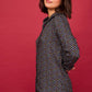 Camicia Donna Nera con Stampa Cupcake