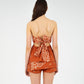 Top a fascia bandana terracotta
