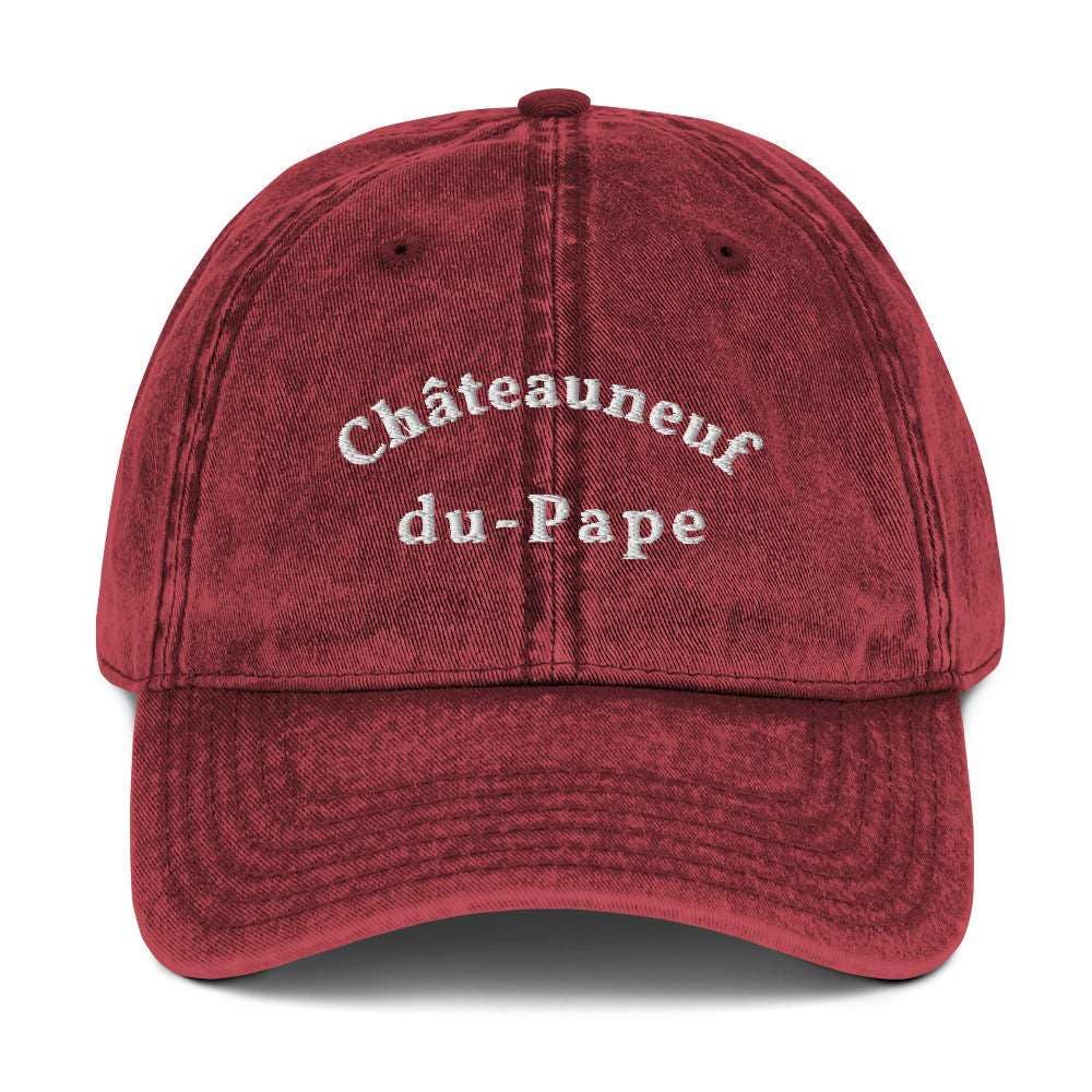 Cappello vintage Châteauneuf du-Pape in cotone
