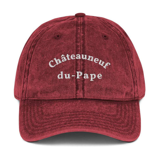 Cappello vintage Châteauneuf du-Pape in cotone