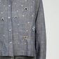 Camicia in denim Stelia con ricami e paillettes