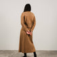 Maglione girocollo in misto cashmere con polsini arrotolati