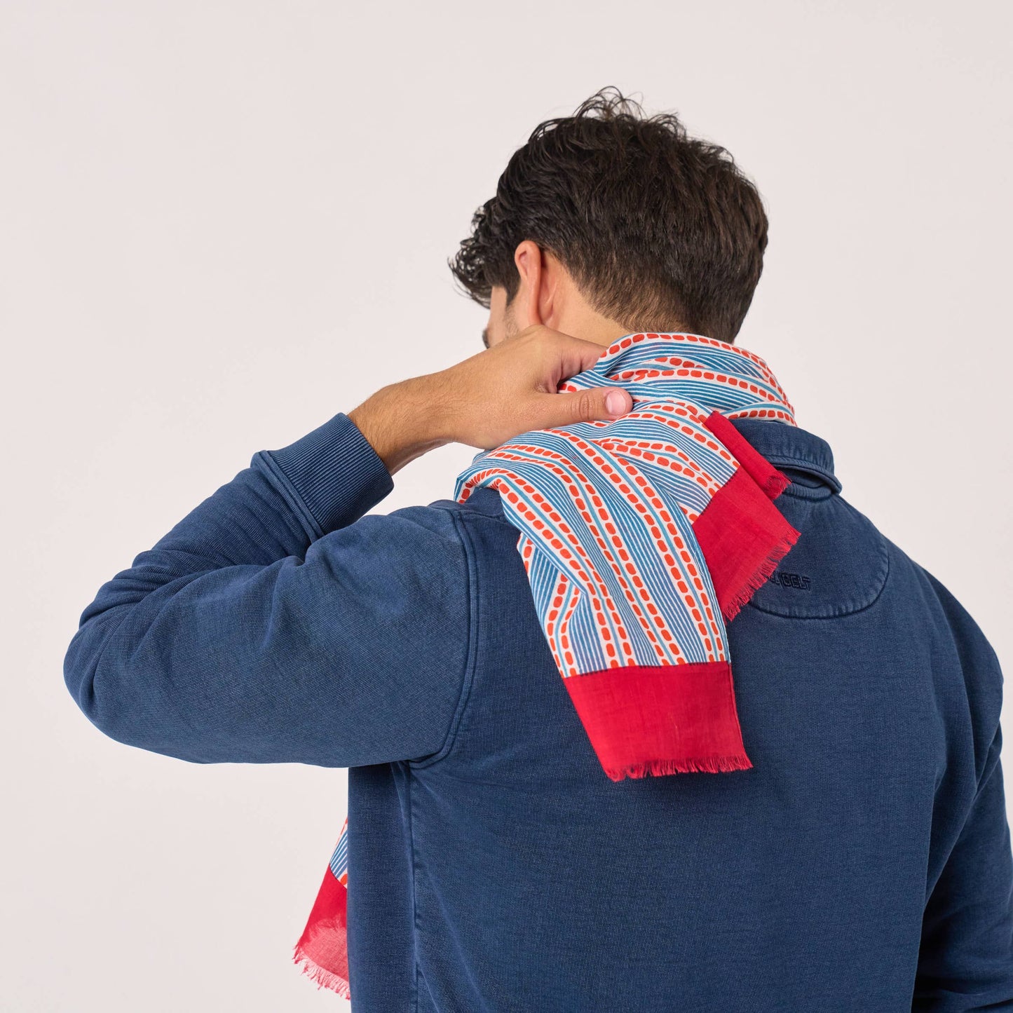 Foulard uomo in cotone biologico Porto