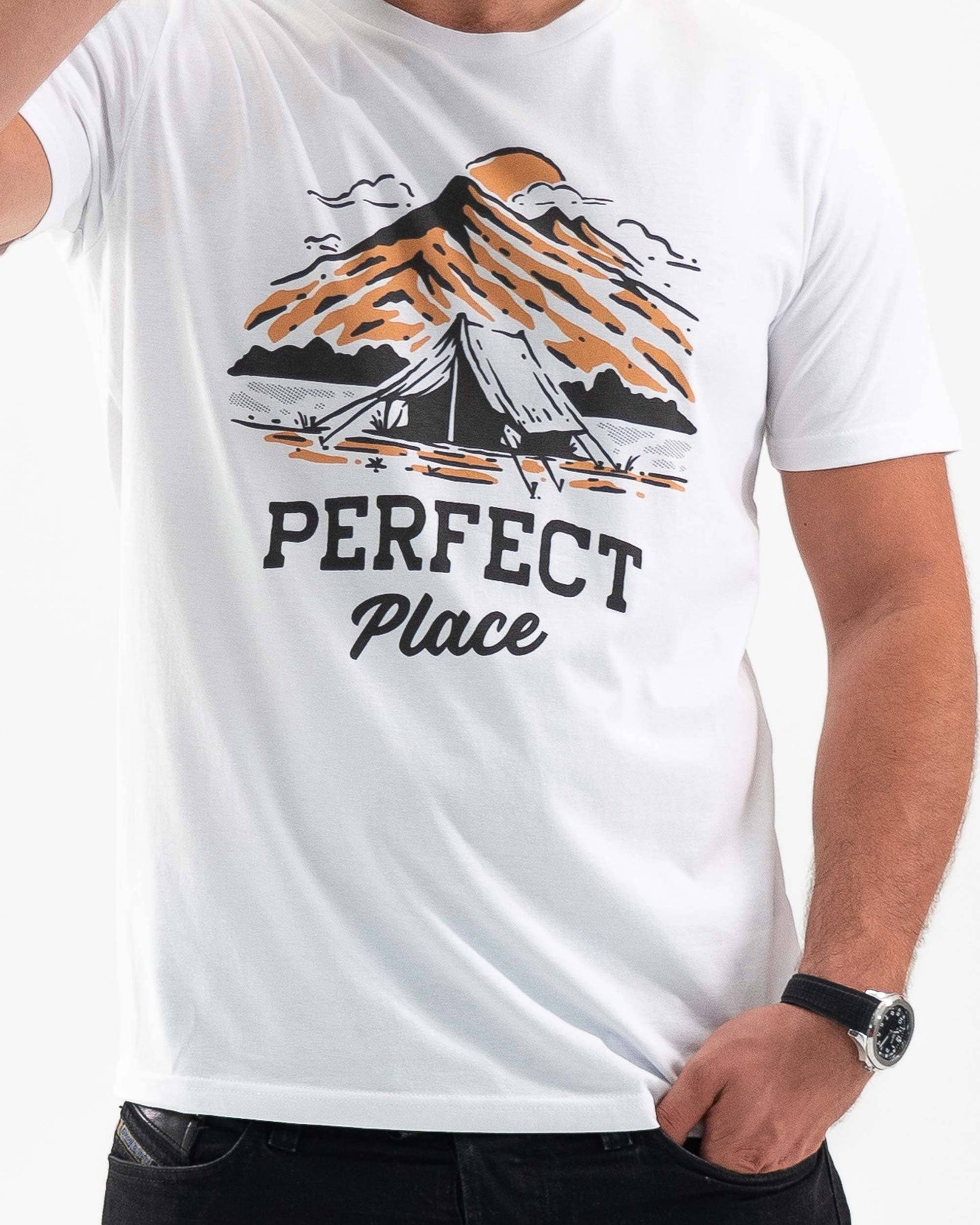 T-shirt graphic Perfect Place in cotone biologico