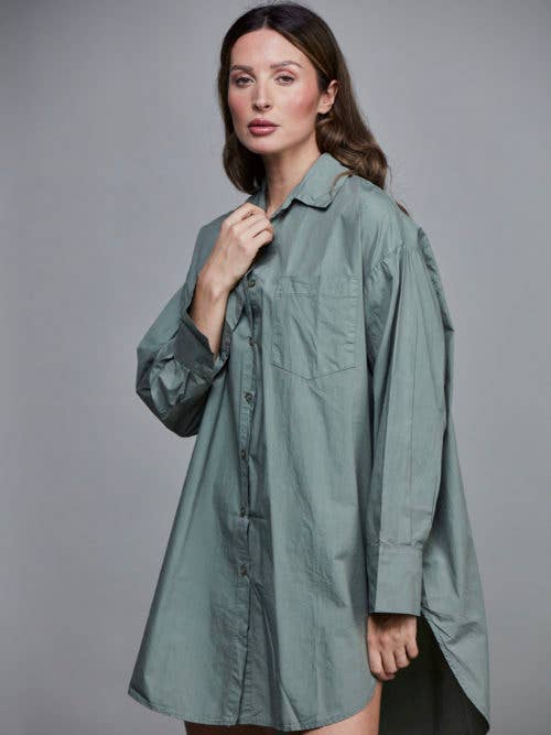 Camicia oversize in cotone