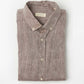 Camicia Tamina in lino marrone