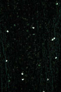 Pantaloni con paillettes verdi