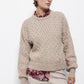 Maglione a maglia strutturata girocollo
