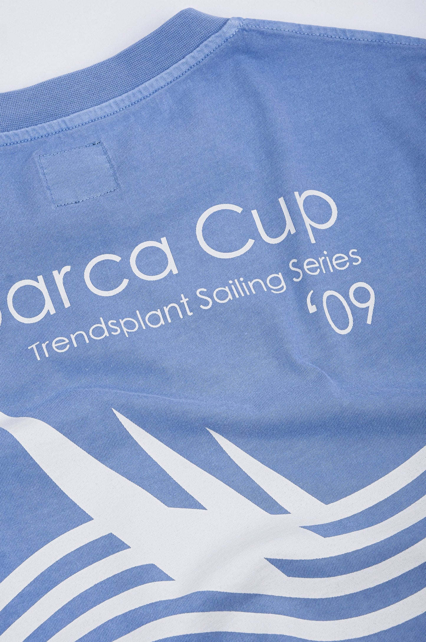 T-shirt donna pigmentata San Pablo blu mediterraneo