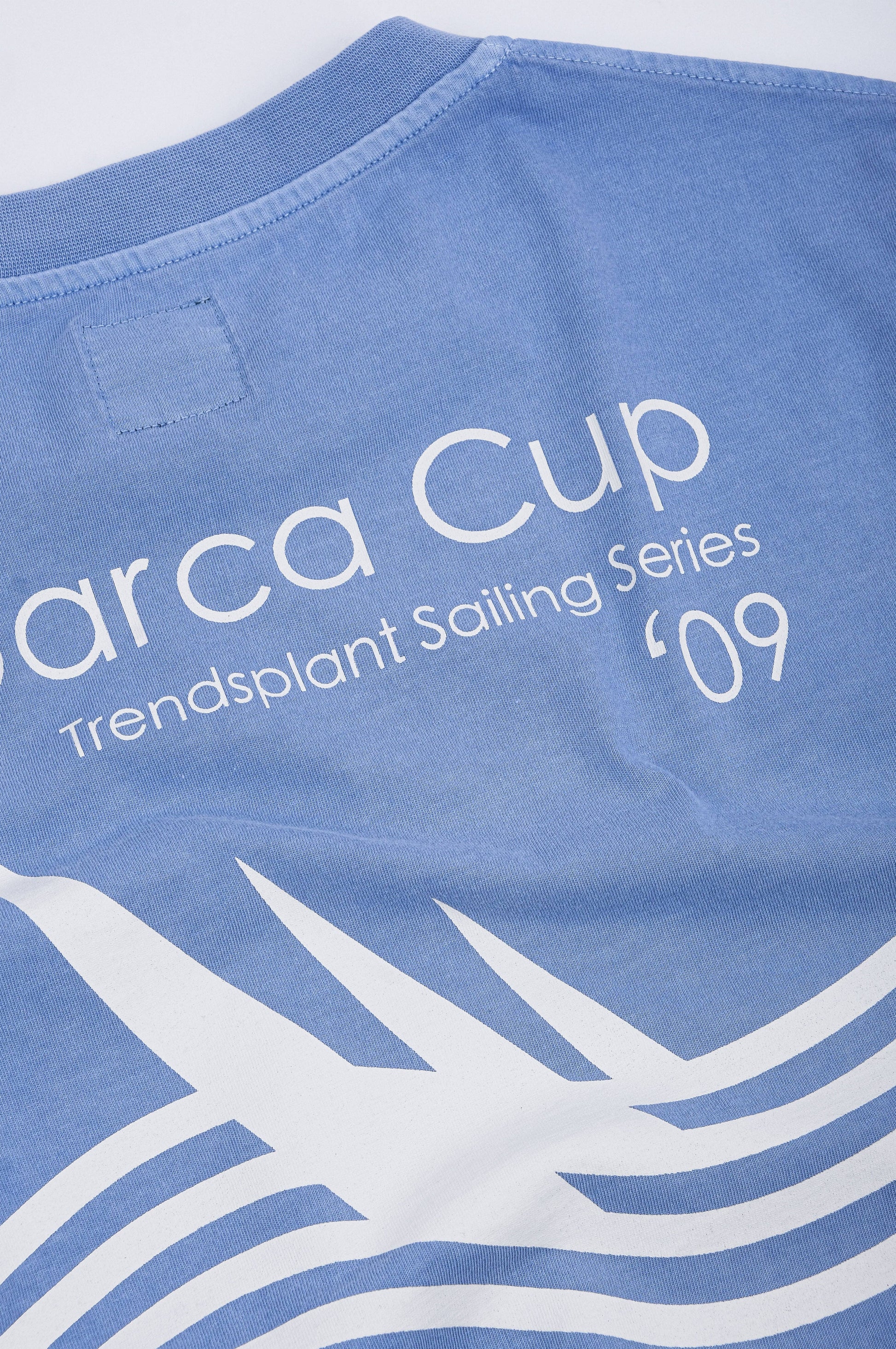 T-shirt donna pigmentata San Pablo blu mediterraneo