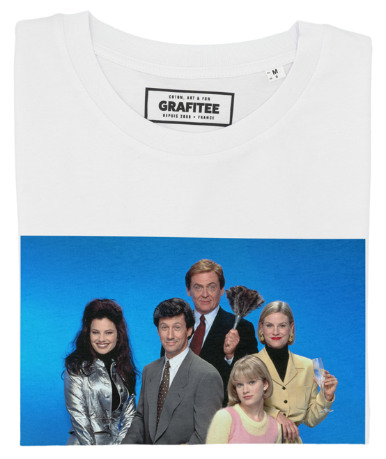 T-shirt grafica “A Nanny from Hell” in stile anni ’80