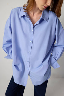 Camicia in popeline oversize