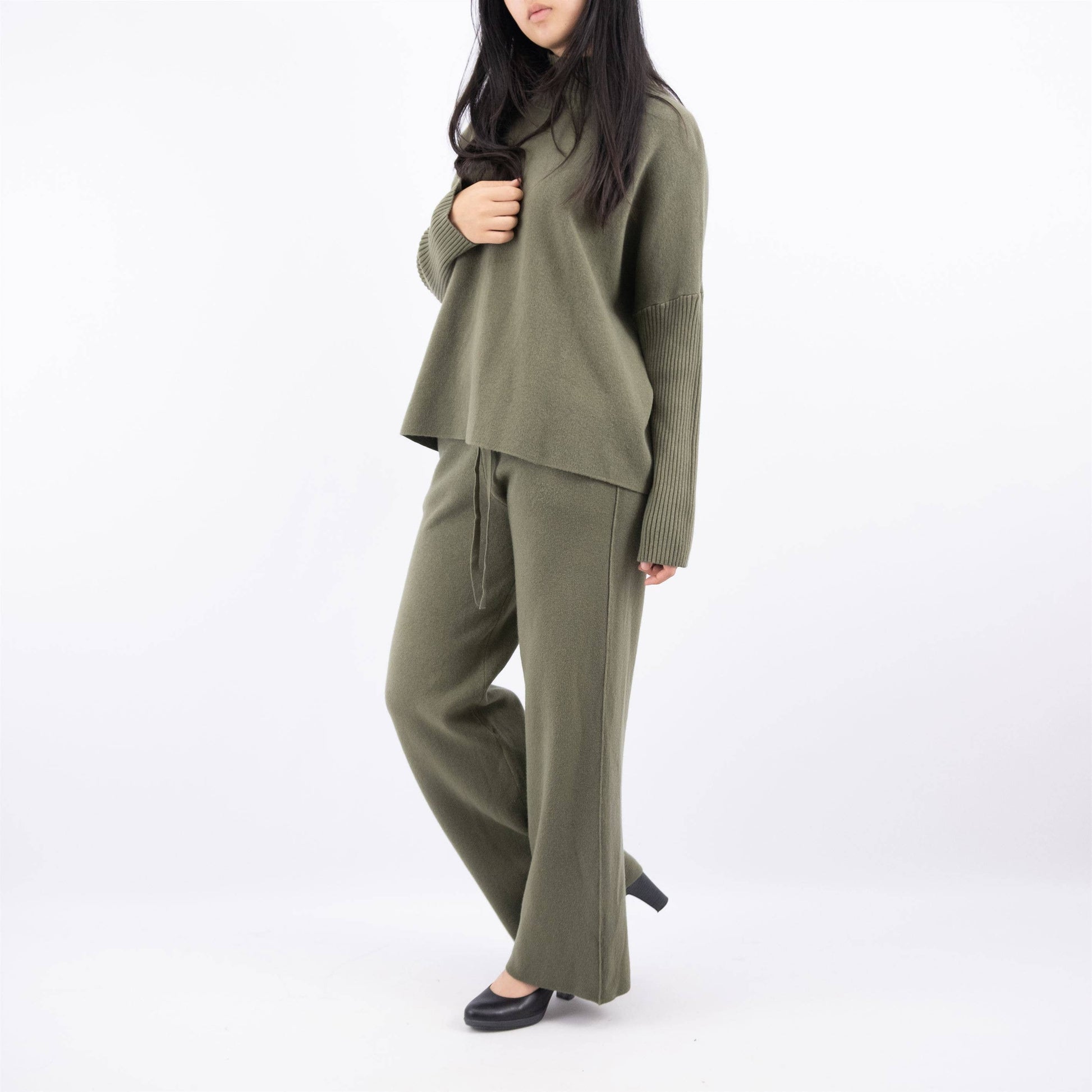 Maglione dolcevita in maglia morbida