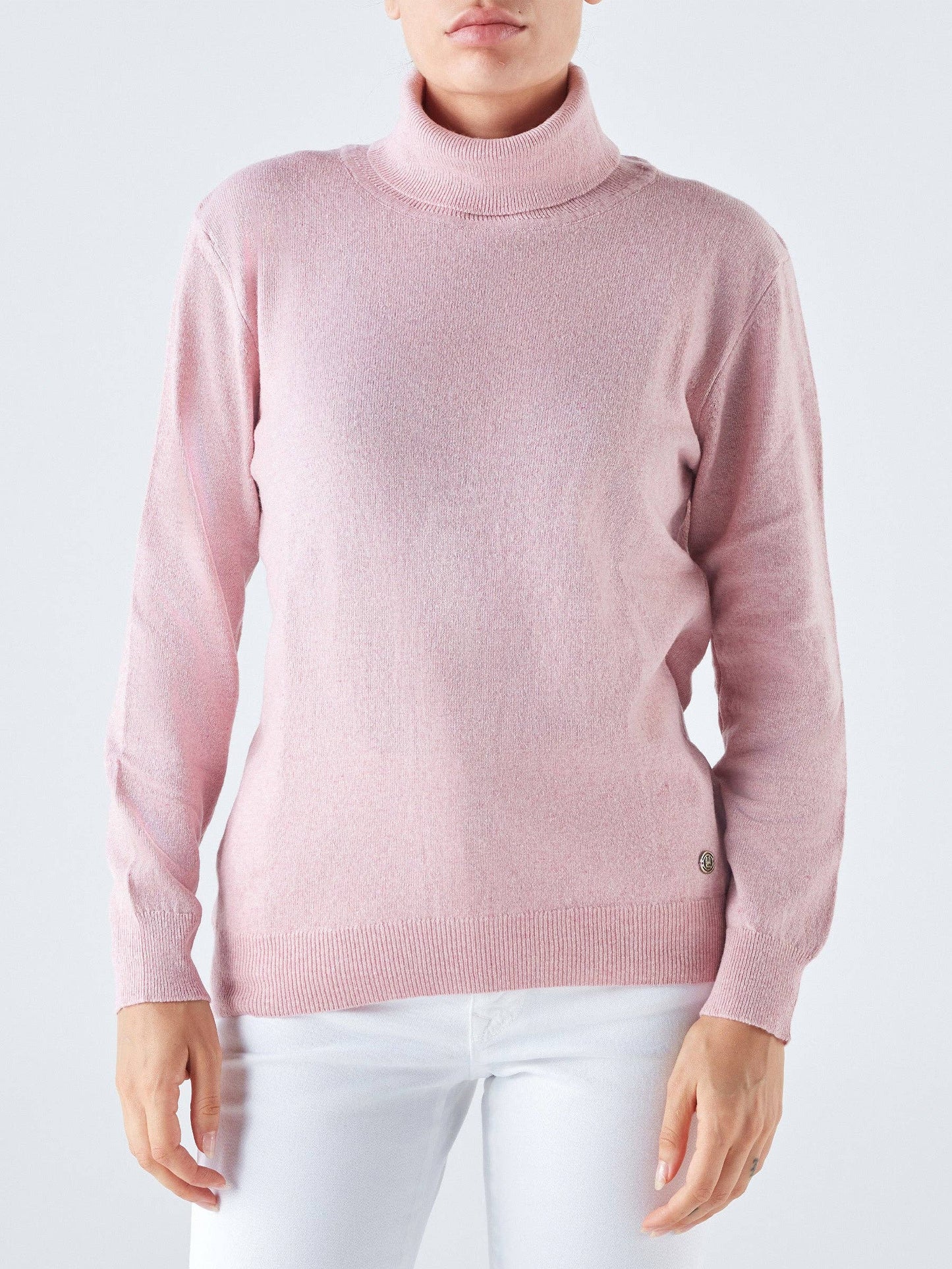 Maglia dolcevita in misto lana e cashmere