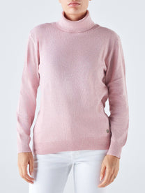 Maglia dolcevita in misto lana e cashmere