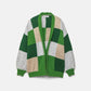Cardigan in maglia con motivo geometrico