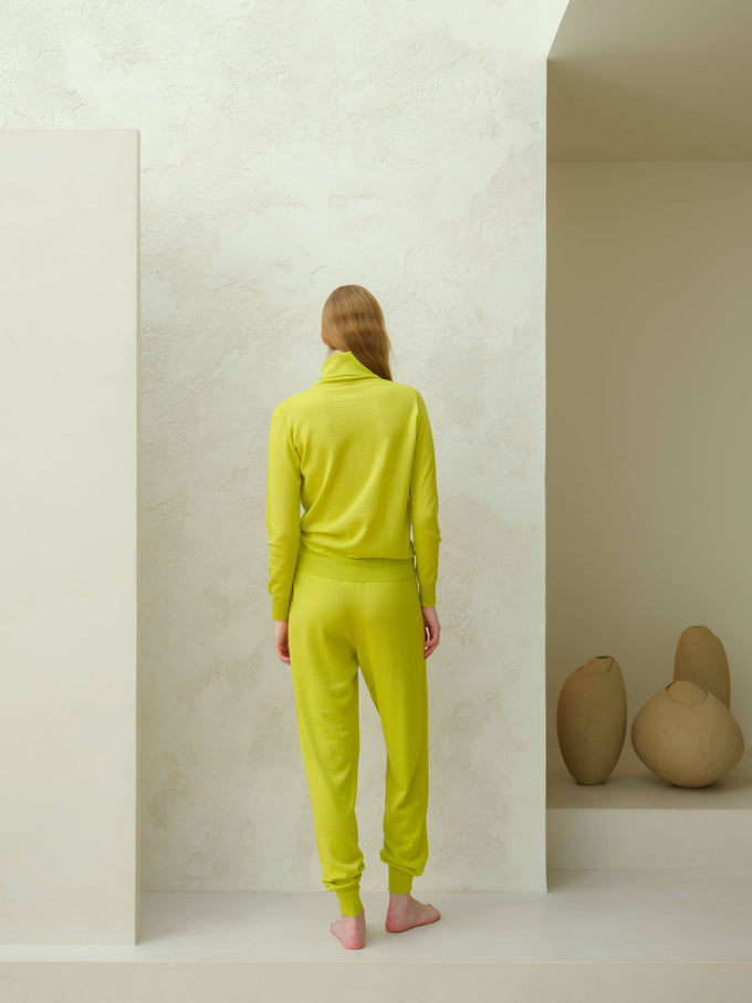Pantaloni Yoga in Lana Merino Extra Fine