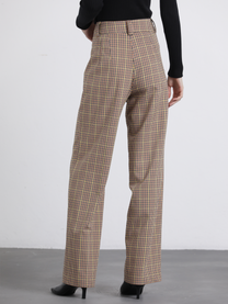 Pantaloni Chadrez a quadretti relaxed fit