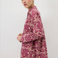 Camicia rosa a fantasia floreale dal fit comodo