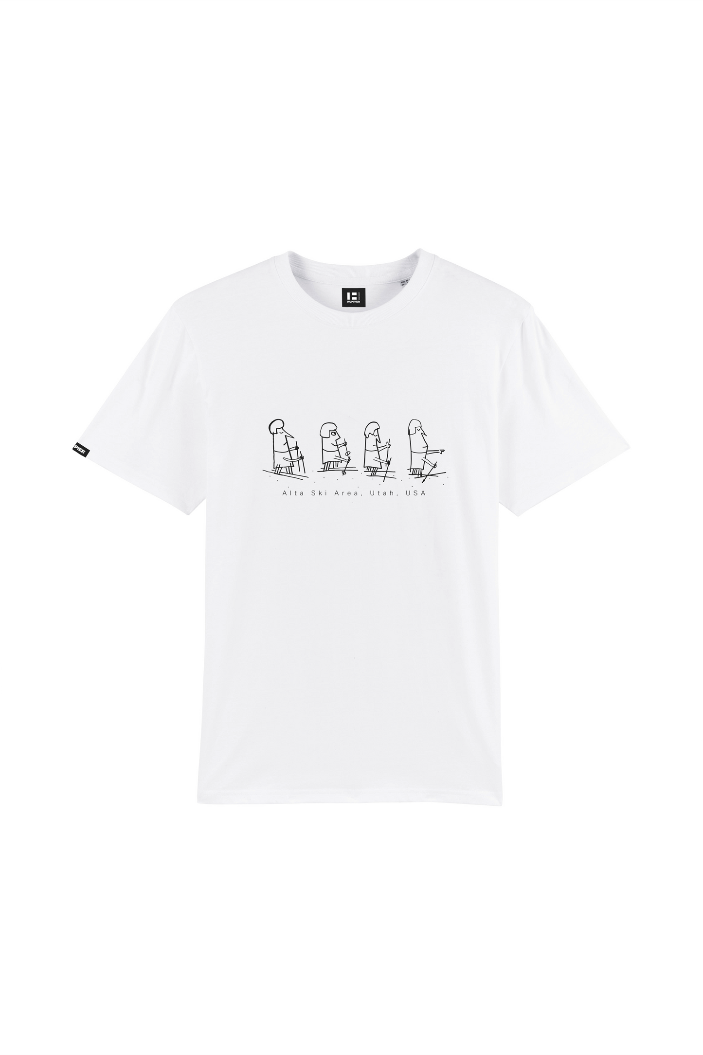T-shirt Snow Pope in cotone biologico