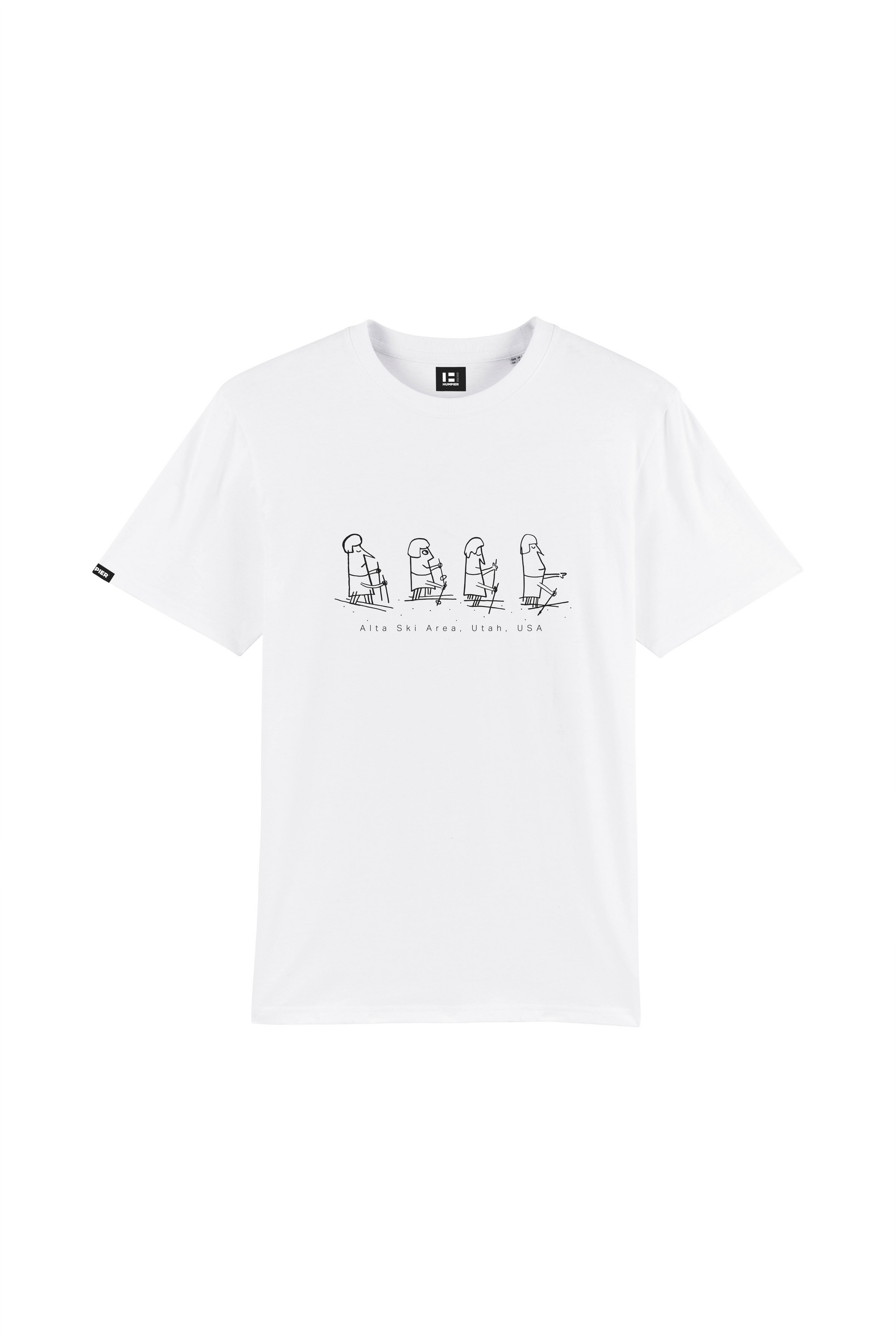 T-shirt Snow Pope in cotone biologico