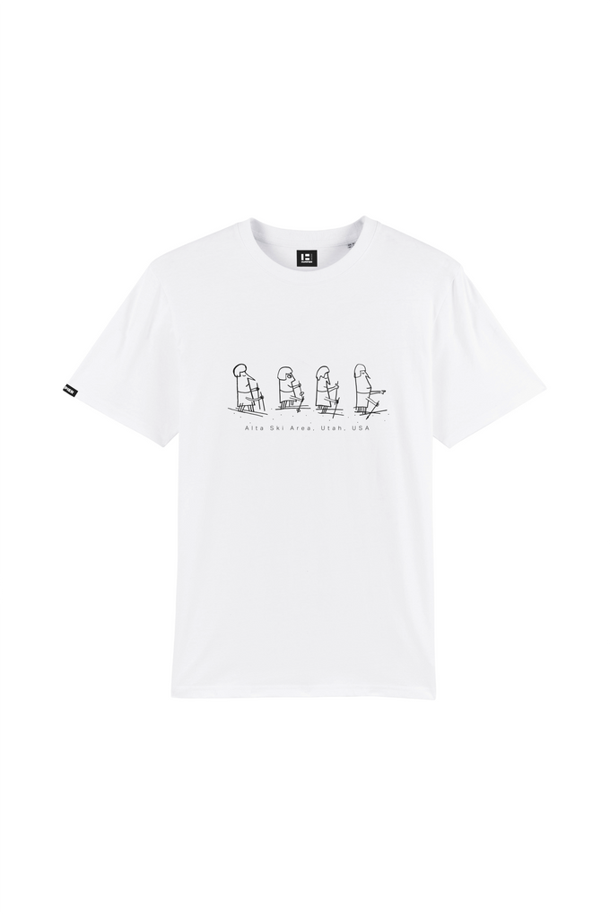 T-shirt Snow Pope in cotone biologico