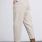 Pantaloni in velluto a coste con chiusura a clip