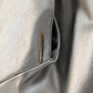 Borsa shopper triangolare metallizzata argento