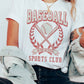 T-shirt grafica Baseball Sports Club taglie curvy