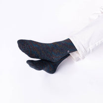Calzini glitterati in cotone pettinato neri multicolore