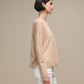 Maglione in maglia con lurex girocollo da donna