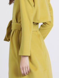Cappotto lungo con cintura
