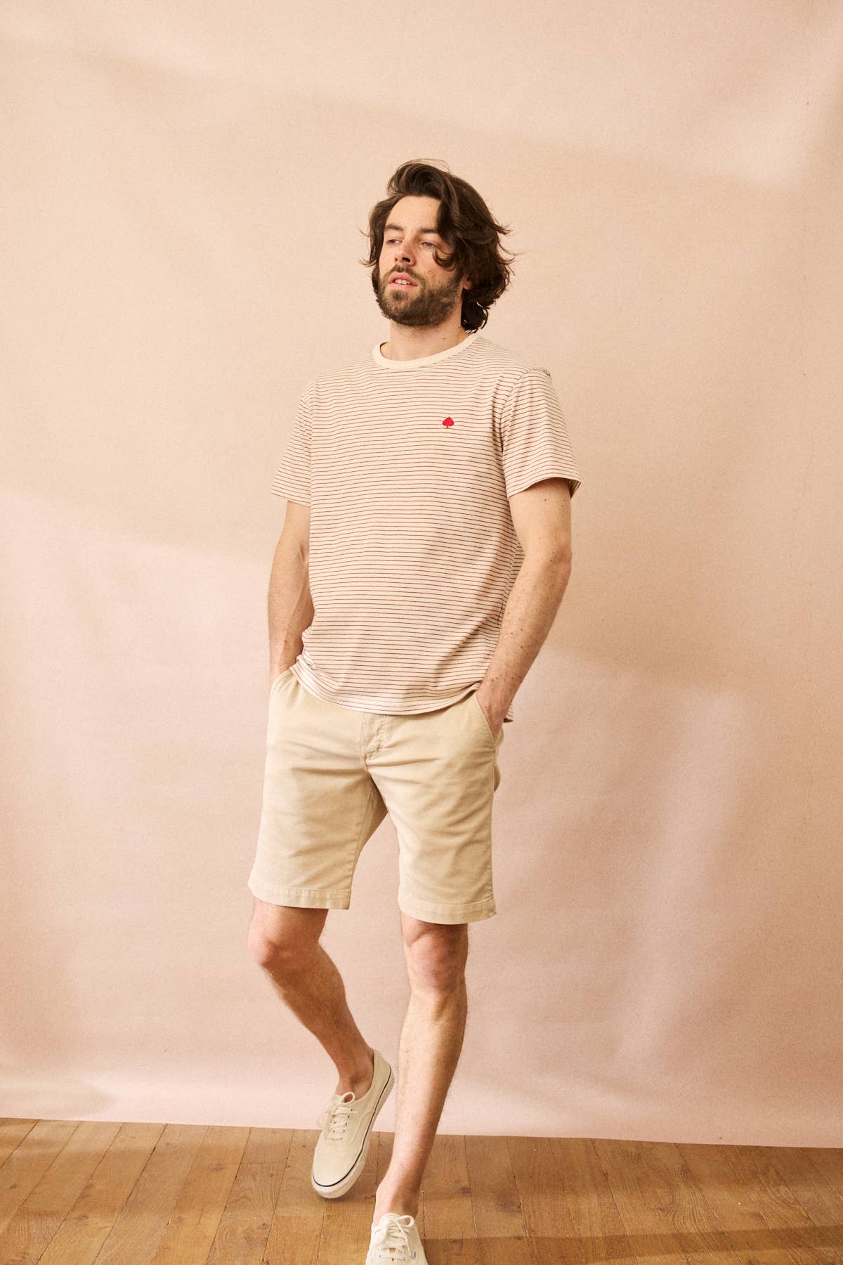 Bermuda chino Miami beige da uomo