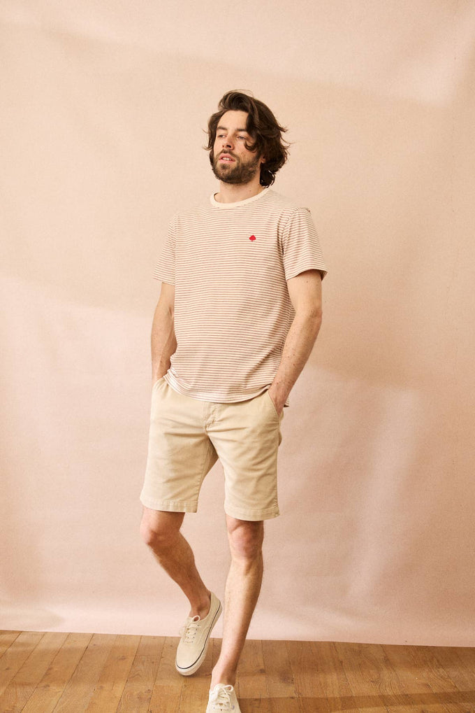 Bermuda chino Miami beige da uomo