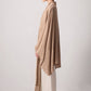 Top kimono oversize in viscosa con fiocco al collo
