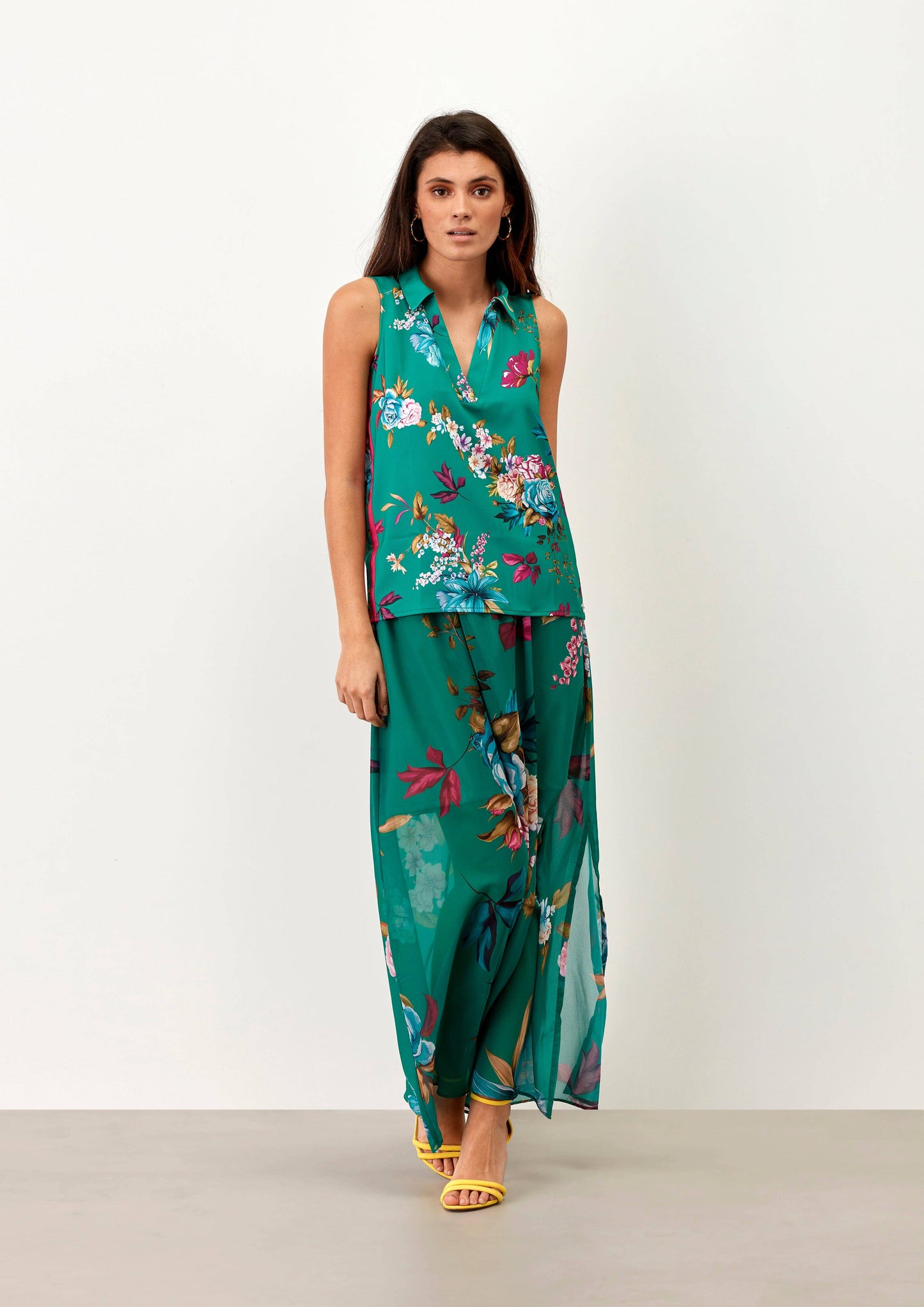 Gonna lunga boho floreale