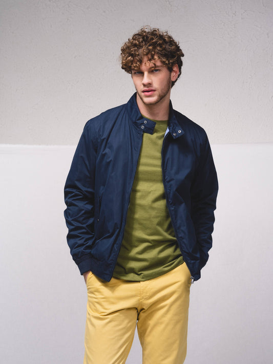 Giacca bomber leggera con zip
