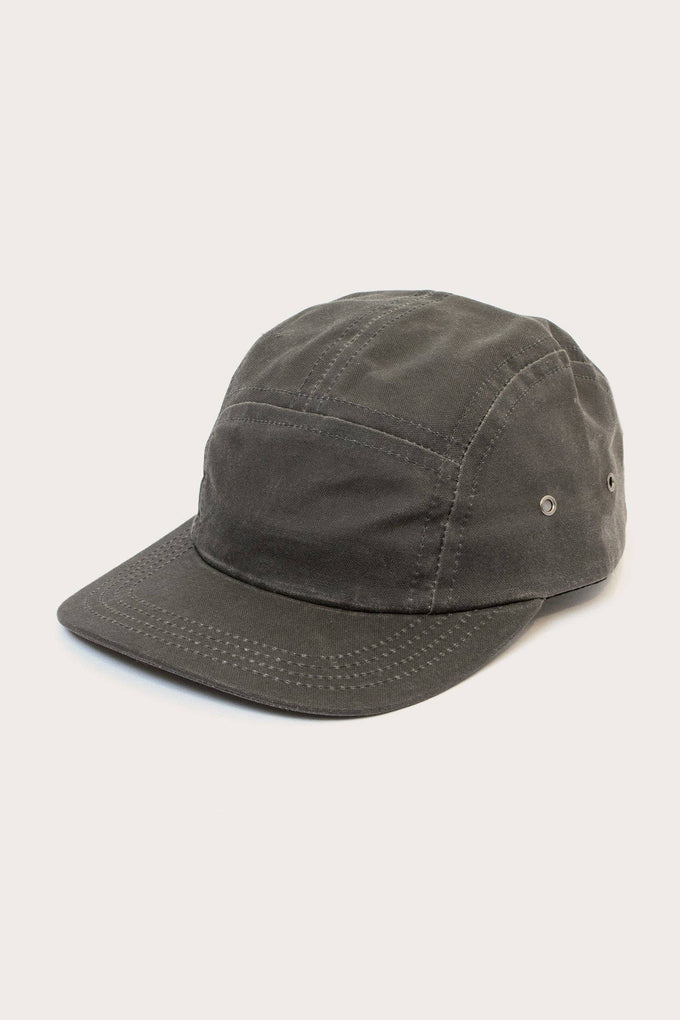 Cappello camper waxed a 5 pannelli antracite