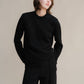 Maglione girocollo in puro cashmere
