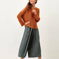 Felpa morbida con spalle cut-out