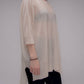 Pullover oversize con scollo a barca in maglia leggera