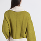 Maglione in maglia con collo alto a contrasto