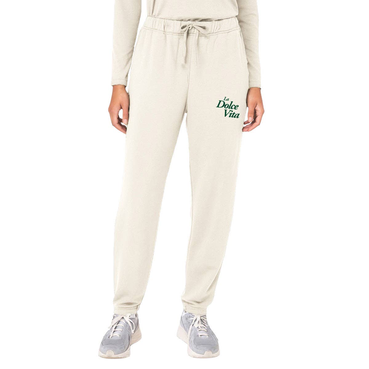 Pantaloni tuta unisex in cotone biologico La Dolce Vita