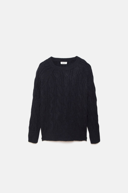 Maglione a maglia strutturata