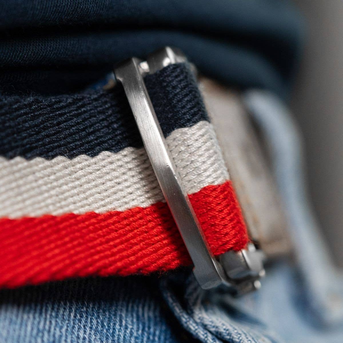 Cintura a nastro multicolore Jacques