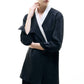 Kimono doppiopetto in cupro