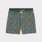 Boxer in cotone biologico con stampa orso bruno