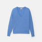 Maglione in maglia strutturata con scollo a V