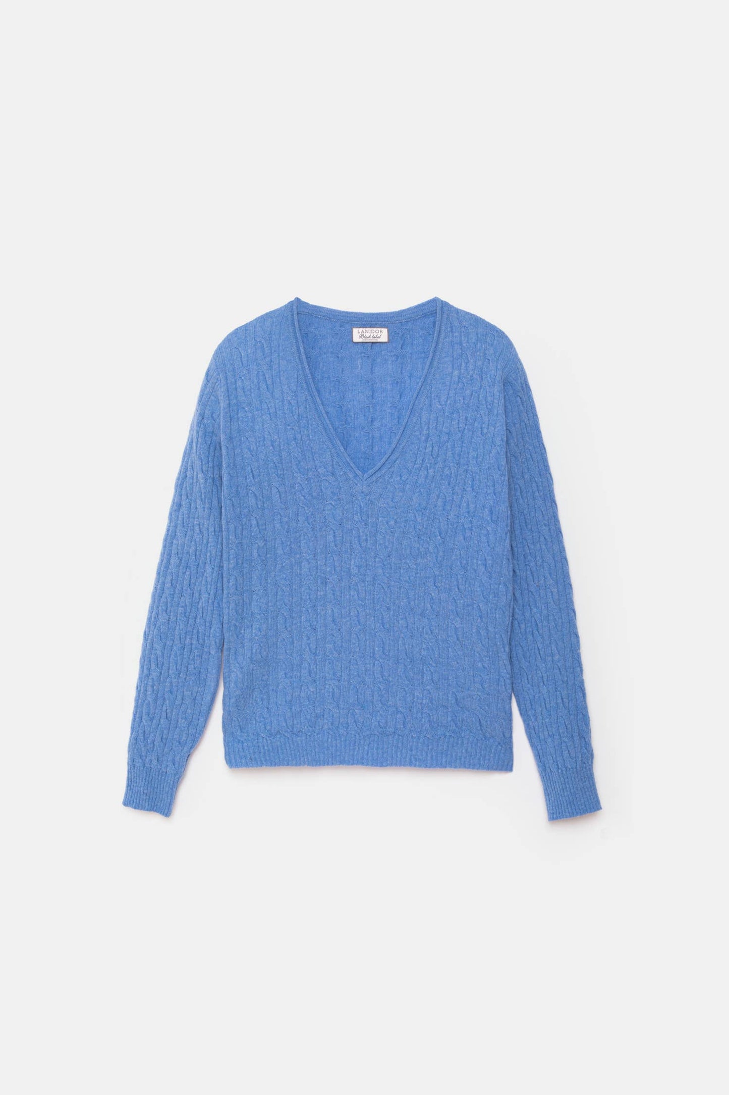 Maglione in maglia strutturata con scollo a V