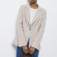 Blazer monopetto minimal da donna